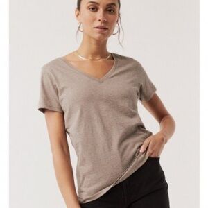 Black Bow V-Neck Short Sleeve with Side Slits